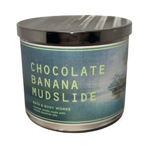 Bath and Body Works Chocolate Banana Mudslide Scented 3-Wick Candle (14.5 oz)